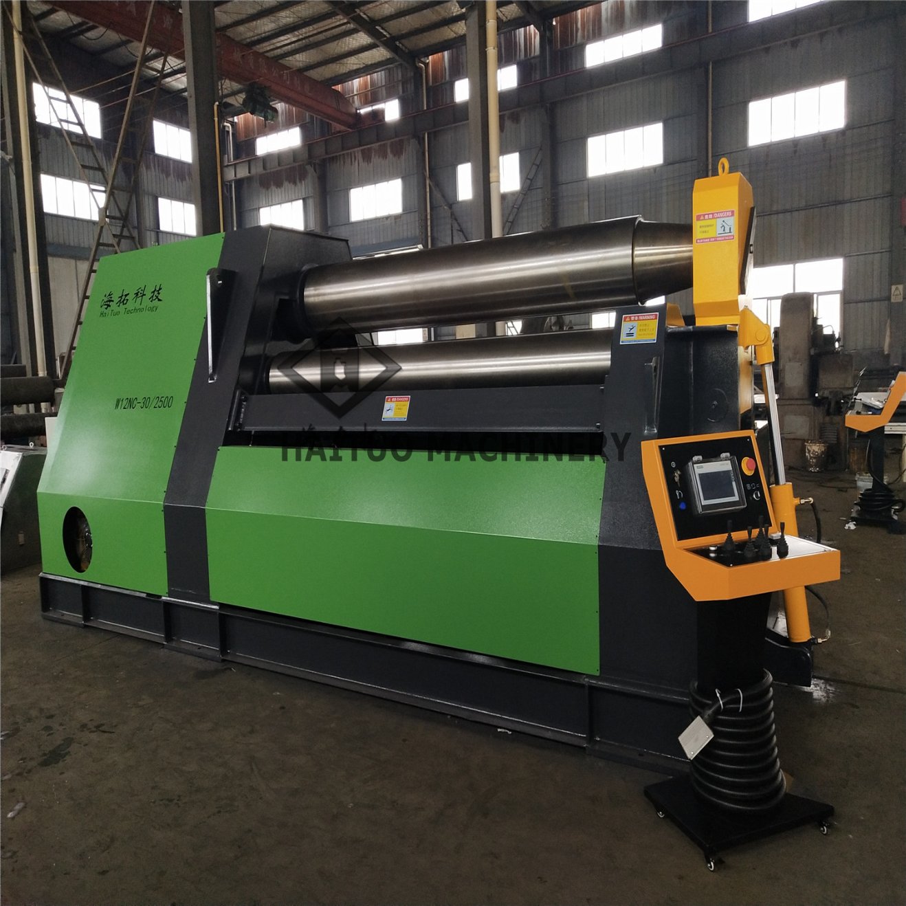 CNC 4 Roll Steel Plate Bending Machine